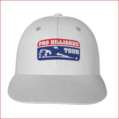 Classic Pro Billiards Tour Snapback Cap with flag
