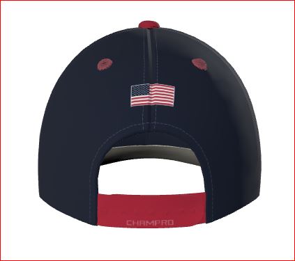 Classic Pro Billiards Tour Snapback Cap with flag