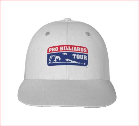 Classic Pro Billiards Tour Snapback Cap with flag